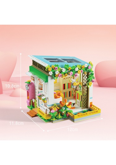 Wezone Ahşap Dıy Minyatür Ev Seti - Ebeveyn-çocuk Etkinliği Ve Yılbaşı Hediyesi