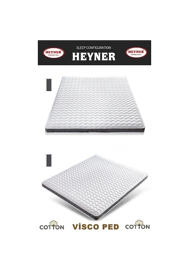 Uzunbebe Heyner Sleep 70X180 Visco Yatak Pedi 70*180 Ortopedik Visco Ped