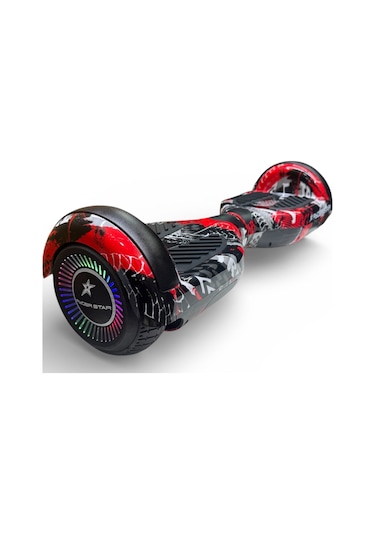Elektrikli Kaykay Hoverboard Bluetooth Hoparlörlü RS-S5 Red Extreme Grafiti