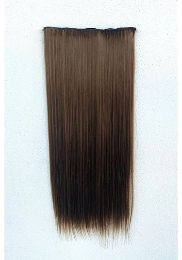 Caş Dekorasyon Isıya Dayanıklı Yarımay Çıt Çıt Saç-sh6d-fındık Kahve-düz-60 Cm-110 Gr