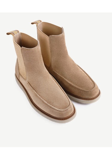 Yargıcı Retro Görünümlü Lastikli Bot Kahverengi