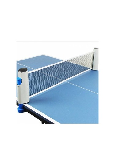 Leyaton Portatif Açılır Kapanır Ayarlı Masa Tenisi File 2 Raket 3 Top Çok Renkli