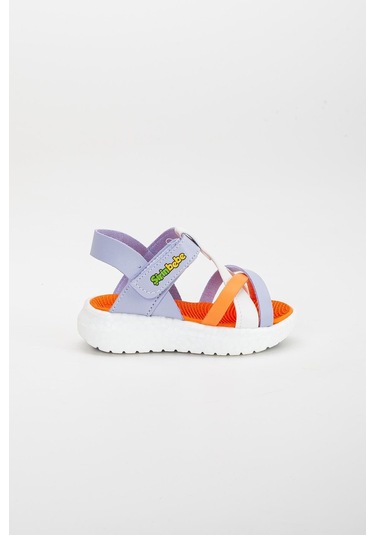 Şirinbebe Şiringenç Yüz Direkli Çapraz Bantlı Ortopedik Lila Kız Bebek Kız Çocuk Sandalet-3094-lila Lila