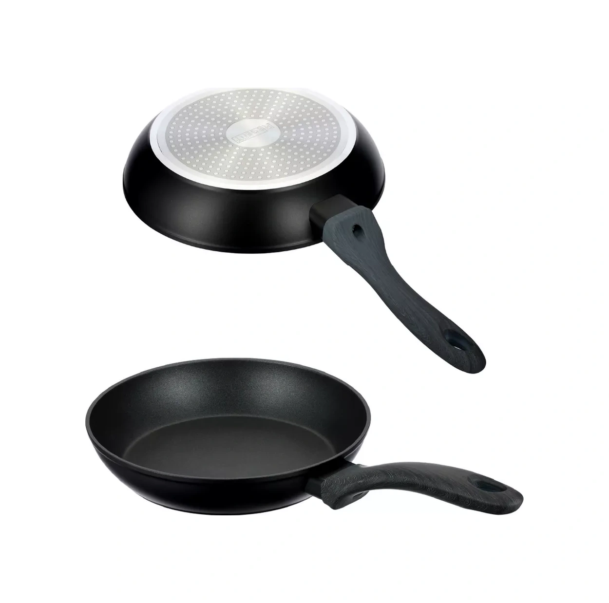 Regent İnox 24 Cm Kapaklı İndüksiyonlu Tava 246720373 Siyah