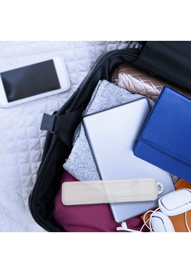 Mufunye Dışarıda Diş Fırçalama Endişesine Son Şık Ve Hijyenik Elektrikli Diş Fırçası Kutusu, Pp Malzeme, 4 Adet, 22 10 6cm.