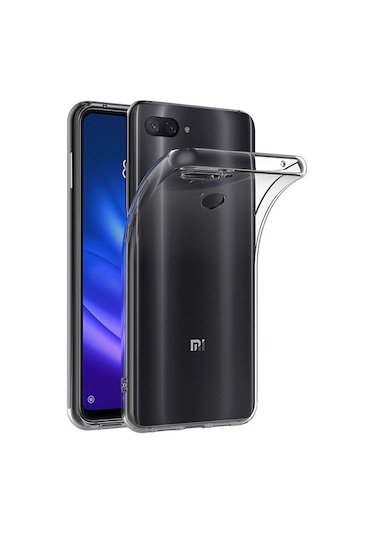 Adige Xiaomi Mi 8 Lite Kılıf Kamera Korumalı Süper Silikon