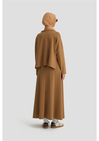 Armine Örme Hırkalı Takım 25kd6816 Camel Camel