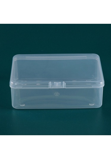 Sones Pp Dikdörtgen Şeffaf Plastik Kutu Kapaklı Parçalar Donanım Alet Saklama Kutusu