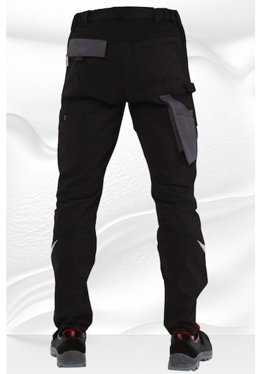 Alc İş Pantolonu Madrid Model 10 Cepli Full Likralı Diz Destekli