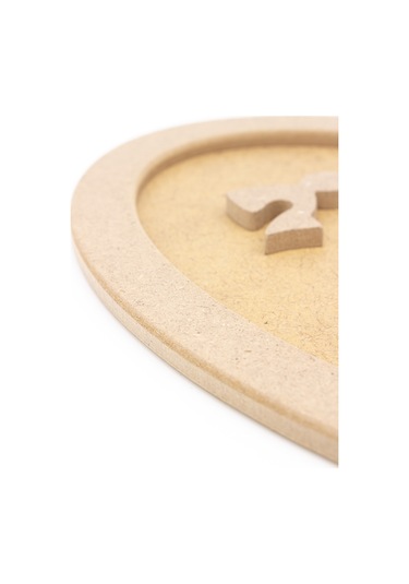 Na Neşeli Ahşap Ahşap Fiyonklu Oval Tepsi 'x' Büyük Boy Hobi Ahşap Boyanabilir Tepsi.servis Sunum Tepsisi Boyasız