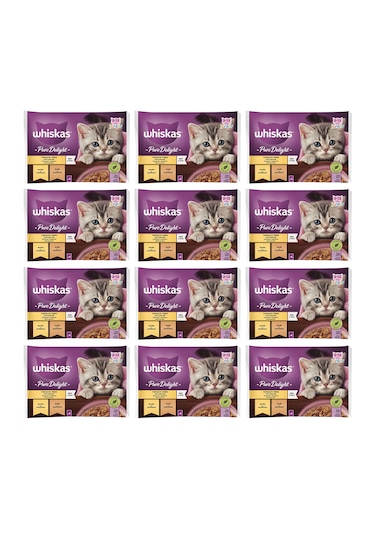 Whiskas Kümes Hayvanlı Yavru Güveç Klasik 4'lü 340 G