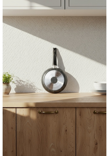 Bernardo Athelas 3 Parça Tava Ve Sahan Seti Gri Gri