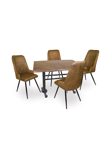 Beymobilya Çipa Werzalit-Çırağan Mutfak Masa Takımı Bej