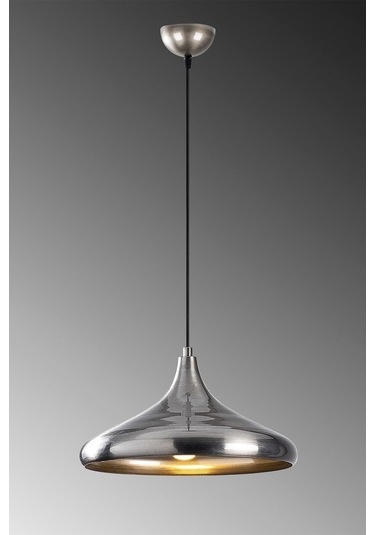 Aura Metal Tekli Krom Sarkıt Avize Retro Rustik Salon Avize