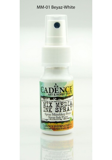 Cadence Mix Media Ink Sprey Mürekkep Boyası 25Ml - Mm01 Beyaz