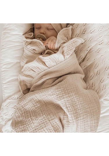 Dolıty Kundaklama Battaniyeleri Bebek Fotoğraf Props Için Haki Haki