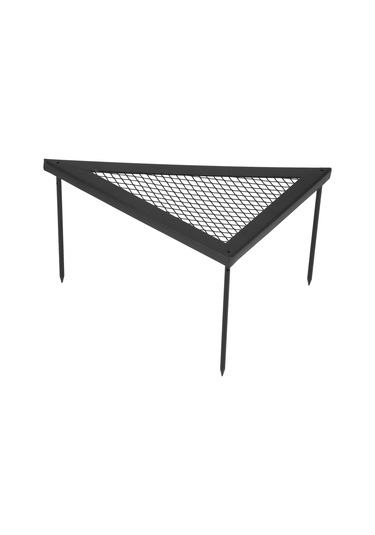 Padalink Dış Mekan Kampı Demir Tripod Masa - Çıkırıklı, Bölünebilir, Çok Amaçlı Mangal Ve Raf Kullanıma Uygun Çok Renkli