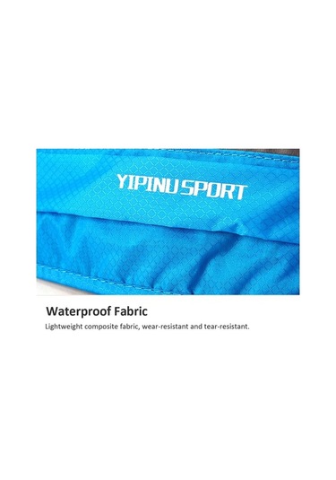 Ulzyvf Koşu Kemeri - Su Geçirmez Spor Bel Çantası, Telefon/anahtar/kulaklık, Ayarlanabilir, Reflektif - Kırmızı Kırmızı