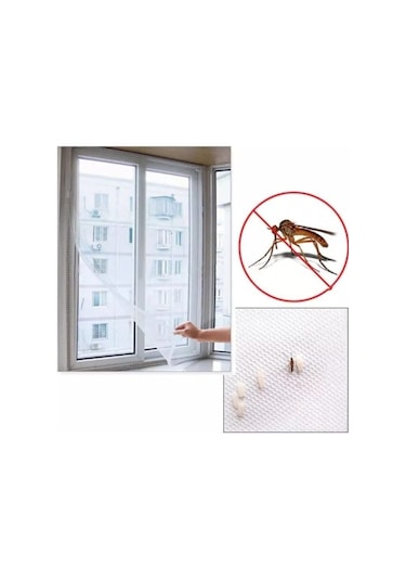 3 Adet Sineklik Yıkanabilir Pencere Sinekliği Cırt Bantlı Yapışka