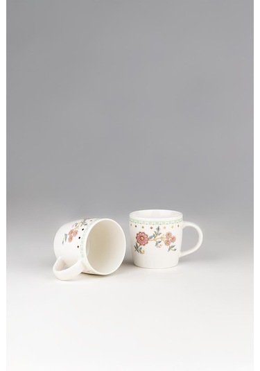Kütahya Porselen Bone Juliet 350 Cc Mug Bardak Chirpy Çok Renkli