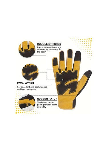 Techbloom Siyah L Tam Parmak Eldiveni Erkek Kadın Outdoor Spor İçin Esnek Nefes Alabilir