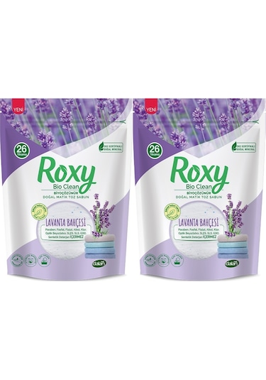 Dalan Roxy Bio Clean Matik Sabun Tozu 800GR Lavanta Bahçesi (2 Li