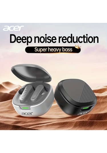 Oldfriend Acer Ohr503 Kablosuz Kulaklık 30h Çalma Süresi Gürültü Önleme Touch Kontrol