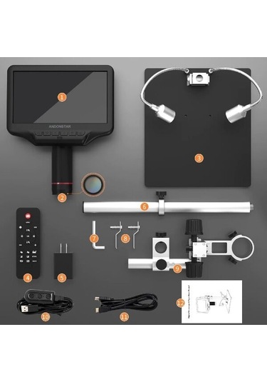Andonstar Ad407 Pro 3d Hdmi Çıkışlı Dijital Mikroskop