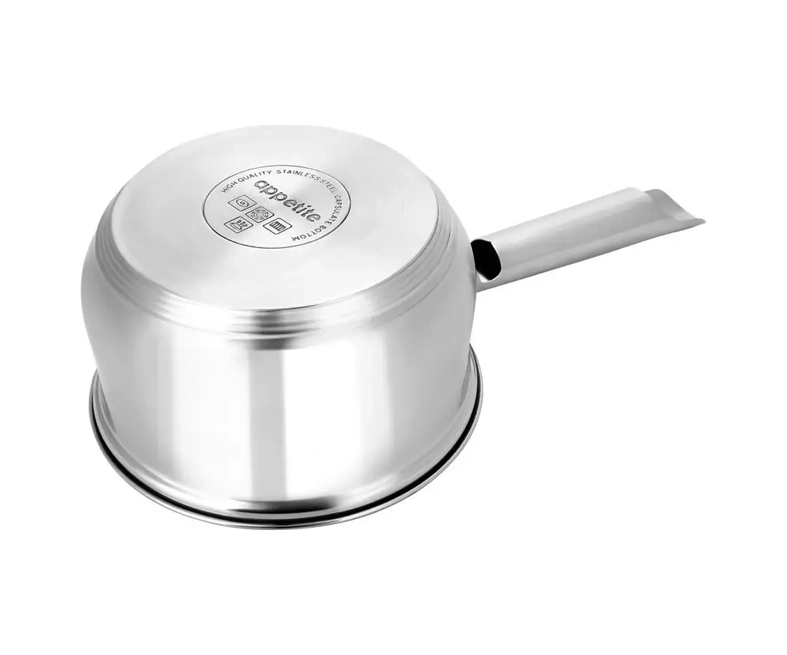 Appetite Paslanmaz Çelik Kapaklı 1,7 Litrelik Mutfak Kepçesi 39343268 Gri