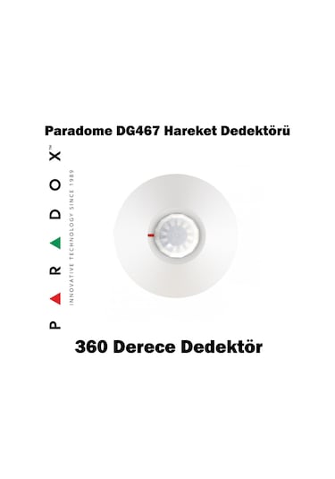 Paradox Paradome Dg467 360° Tavan Tipi Dijital Hareket Dedektörü
