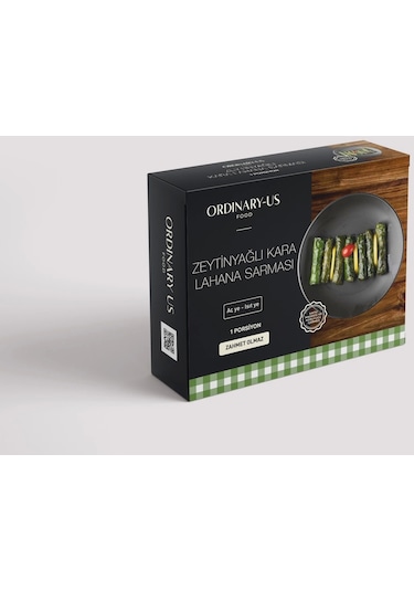 Ordinary-Us Kara Lahana Sarması 1 Porsiyon 150 G