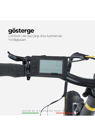 Strada Cycles E-bro HD Fat Bike Katlanabilir 20 Jant Elektrikli Bisiklet