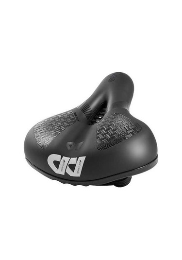 Ebitda West Bıkıng Yansıtıcı Bisiklet Yastığı - Kalın, Şok Emici, Rahat Dağ Bisikleti Sele Siyah Siyah