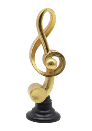 Homyl Müzik Notu Heykel Koleksiyon Masa Merkezi Giriş Yatak Odası S