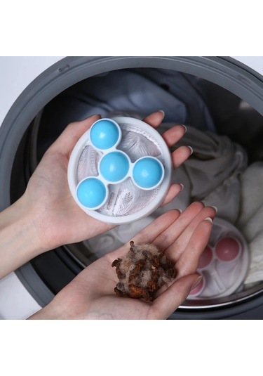 2li Çamaşır Makinesi İçin Peçete -toz- Evcil Tüyü Toplayıcı Yıkanabilir Tüy Toplayıcı File Aparat Renkli