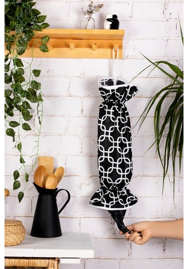 2 Adet Düzenleyici Organizer Poşetlik Seti & Şık Ve Modern Şeker Paketi Tasarımlı Kırmızı Puantiye Gri