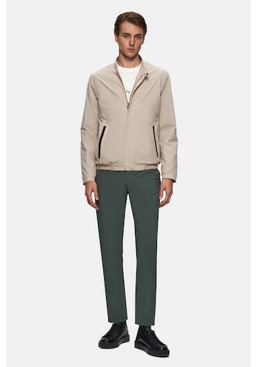 Twn Slim Fit Taş Düz Mont 2ec0735320350 Taş