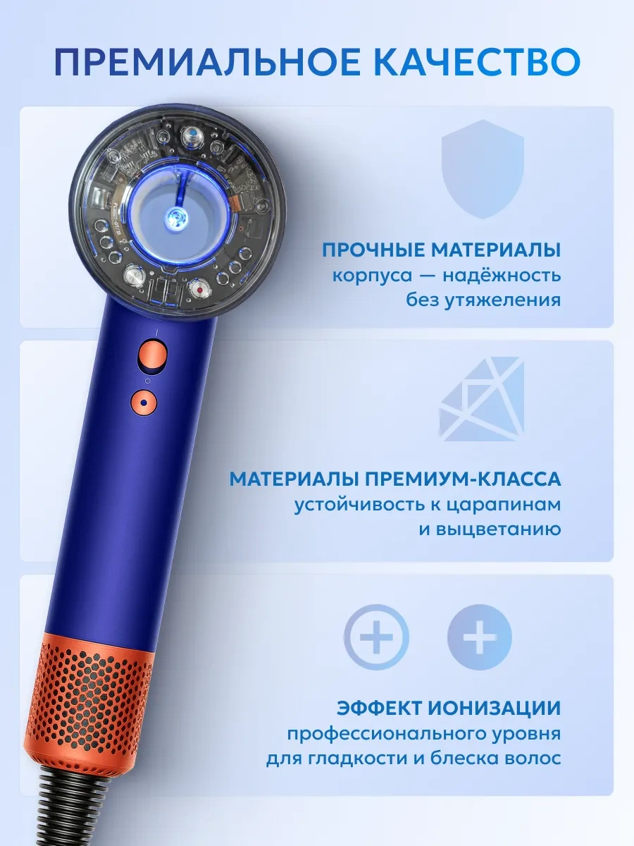 Welleya Profesyonel Saç Kurutma Makinesi 5'i 1 Arada Başlıklarla 405582565