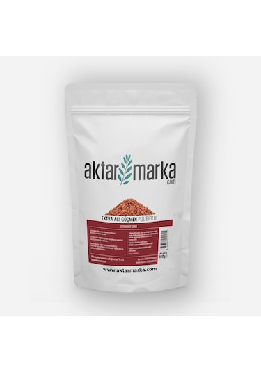 Aktar Marka Extra Acı Göçmen Pul Biberi 100 G