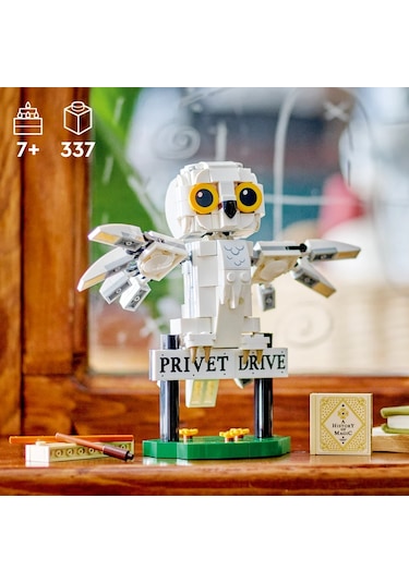 LEGO® Harry Potter™ Hedwig™, Privet Drive 4 Numara’da 76425 7+ Yaratıcı Oyuncak Yapım Seti - 337 Parça