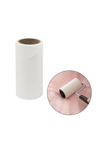 Pazly Yüzeyli Yapışkan Temizleme Suntek Saç Rulosu Büyük Beyaz Adet 3 İq Beyaz