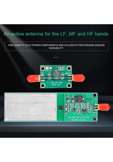 Leezsing Lf/mf/hf Aktif Sdr Anteni, Rtl-sdr Alıcı İçin Geniş Bantlı Anten, Sma Çıkışlı