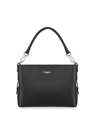 Omuz Çantası Kadın Grazıa Piumelli Milano Bag D28 Black D28 Black Siyah