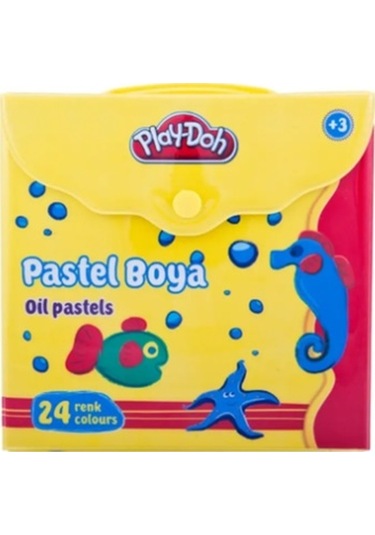 Play-doh Pastel Boya 24lü Çantada - 2 Adet Çok Renkli