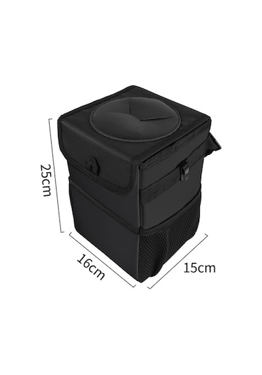 Createtech Sones Saklama Kovası Araba Koltuk Çöp Kancası Arka Vo