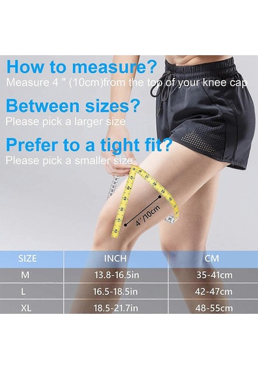 Dizlik, Patella Jel Pedli Ve Yan Yaylı Sabitleyicili Diz Kompresyon Kolu, Koşu İçin Tıbbi Diz Desteği, L
