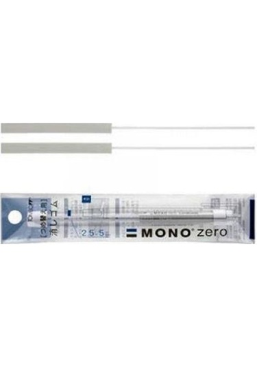 Tombow Mono Zero 2.5 X 5 Mm Yassı Uçlu Kalem Silgi Yedeği 2'Li Pa