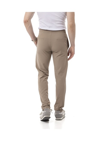 Monox Erkek Slim Fit Likralı Jogger Pantolon Bej