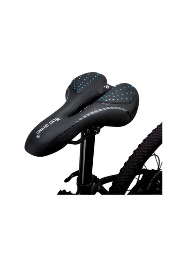 Dancemonkey Çok Renkli Seçeneklerle Gel Poliüretan Bisiklet Sele 270x160mm, 418g Mavi Mavi