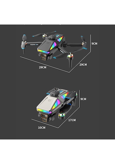 S5 Pro Akıllı Drone Katlanabilir Ve 4k Hd Kameralı Çift Lensli Yüksek Hızlı Çocuklar İçin Uygun Drone-1444